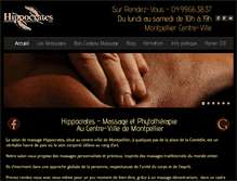 Tablet Screenshot of massages-montpellier.net